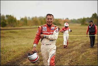 13 сентября 2017 г., Барнаул   Тест-драйв Mitsubishi Pajero Sport с легендарным гонщиком прошел в Барнауле