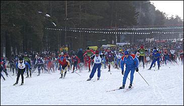 8 марта 2006 г., Барнаул   "Лыжный праздник-2006" 