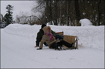 11 февраля 2006 г., Телецкое озеро, гора Кокуя   Горнолыжный карнавал "Новый снег". 