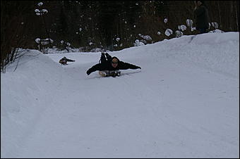 11 февраля 2006 г., Телецкое озеро, гора Кокуя   Горнолыжный карнавал "Новый снег". 