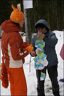 11 февраля 2006 г., Телецкое озеро, гора Кокуя   Горнолыжный карнавал "Новый снег". 