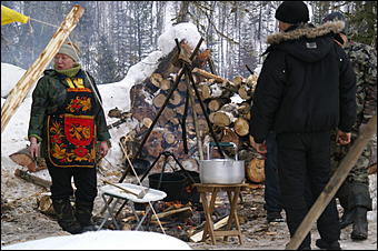 11 февраля 2006 г., Телецкое озеро, гора Кокуя   Горнолыжный карнавал "Новый снег". 