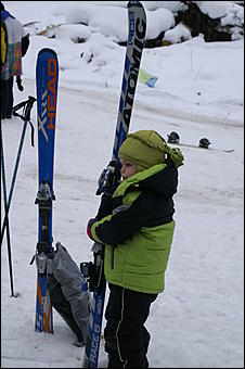 11 февраля 2006 г., Телецкое озеро, гора Кокуя   Горнолыжный карнавал "Новый снег". 