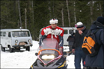 11 февраля 2006 г., Телецкое озеро, гора Кокуя   Горнолыжный карнавал "Новый снег". 