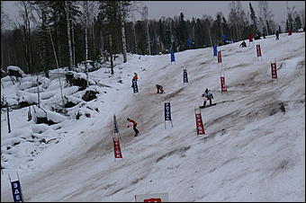 11 февраля 2006 г., Телецкое озеро, гора Кокуя   Горнолыжный карнавал "Новый снег". 