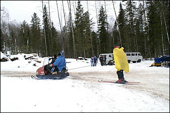 11 февраля 2006 г., Телецкое озеро, гора Кокуя   Горнолыжный карнавал "Новый снег". 