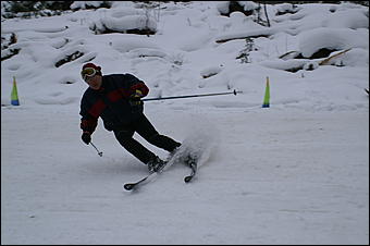 11 февраля 2006 г., Телецкое озеро, гора Кокуя   Горнолыжный карнавал "Новый снег". 