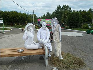 31 июля 2011 г., Барнаул   Выставка живых скульптур