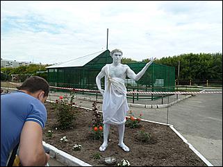 31 июля 2011 г., Барнаул   Выставка живых скульптур