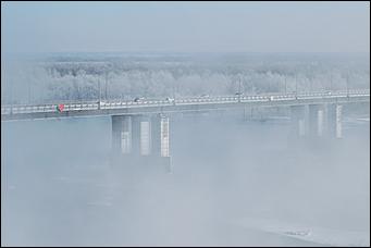 20 ноября 2019 г., Барнаул. Екатерина Смолихина   Как "засыпает" Обь: удивительные фото замерзающей реки