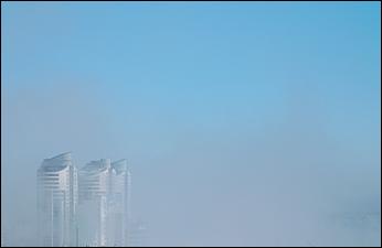 20 ноября 2019 г., Барнаул. Екатерина Смолихина   Как "засыпает" Обь: удивительные фото замерзающей реки