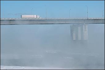 20 ноября 2019 г., Барнаул. Екатерина Смолихина   Как "засыпает" Обь: удивительные фото замерзающей реки