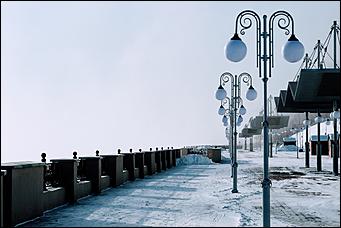 20 ноября 2019 г., Барнаул. Екатерина Смолихина   Как "засыпает" Обь: удивительные фото замерзающей реки