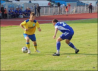 2 сентября 2009 г., Комсомольск-на-Амуре   «Смена» - «Динамо» - 0:0, чемпионат России по футболу, 2-й дивизион, зона «Восток». Фото: Валерий Парханюк (ФК «Смена»)