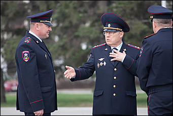 25 апрель 2016 г., Барнаул   В Барнауле состоялся строевой смотр сотрудников полиции