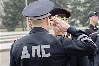 25 апрель 2016 г., Барнаул   В Барнауле состоялся строевой смотр сотрудников полиции