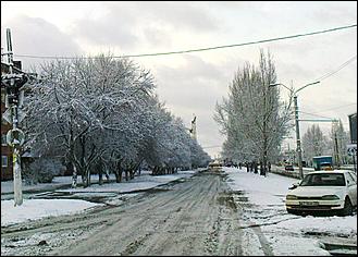 9 ноября 2008 г., Барнаул   Первый снег 