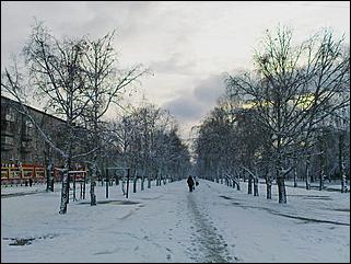 9 ноября 2008 г., Барнаул   Первый снег 