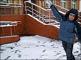 9 ноября 2008 г., Барнаул   Первый снег 