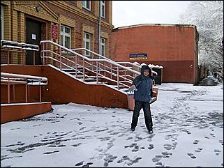 9 ноября 2008 г., Барнаул   Первый снег 