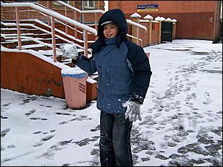 9 ноября 2008 г., Барнаул   Первый снег 