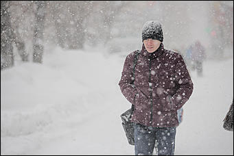 26 январь 2017 г., Барнаул © Амител Вячеслав Мельников   "Не видно ни зги", или Последняя снежная сказка в Барнауле 