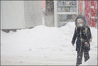 26 январь 2017 г., Барнаул © Амител Вячеслав Мельников   "Не видно ни зги", или Последняя снежная сказка в Барнауле 