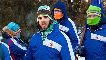 29 январь 2016 г., Барнаул © Амител Вячеслав Мельников   Как провожали бойцов "Снежного десанта". Фоторепортаж 