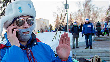 29 январь 2016 г., Барнаул © Амител Вячеслав Мельников   Как провожали бойцов "Снежного десанта". Фоторепортаж 