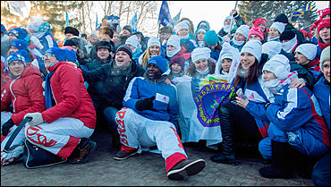 29 январь 2016 г., Барнаул © Амител Вячеслав Мельников   Как провожали бойцов "Снежного десанта". Фоторепортаж 