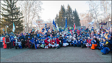 29 январь 2016 г., Барнаул © Амител Вячеслав Мельников   Как провожали бойцов "Снежного десанта". Фоторепортаж 