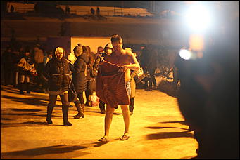 20 января 2018 г., Барнаул. Екатерина Смолихина   И днём и ночью: купание барнаульцев на Крещение