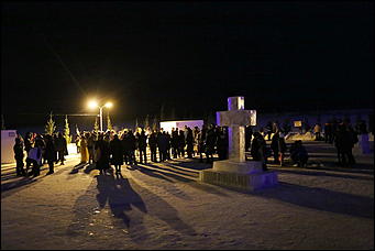 20 января 2018 г., Барнаул. Екатерина Смолихина   И днём и ночью: купание барнаульцев на Крещение