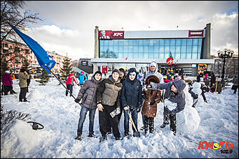 13 январь 2015 г., Барнаул   Фестиваль "102,9 снеговика от Юмор FM Барнаул"