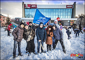 13 январь 2015 г., Барнаул   Фестиваль "102,9 снеговика от Юмор FM Барнаул"