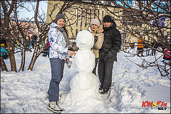 13 январь 2015 г., Барнаул   Фестиваль "102,9 снеговика от Юмор FM Барнаул"