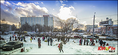 13 январь 2015 г., Барнаул   Фестиваль "102,9 снеговика от Юмор FM Барнаул"