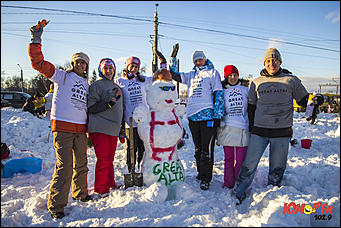 13 январь 2015 г., Барнаул   Фестиваль "102,9 снеговика от Юмор FM Барнаул"