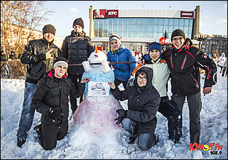13 январь 2015 г., Барнаул   Фестиваль "102,9 снеговика от Юмор FM Барнаул"