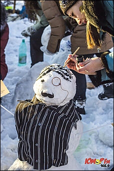13 январь 2015 г., Барнаул   Фестиваль "102,9 снеговика от Юмор FM Барнаул"