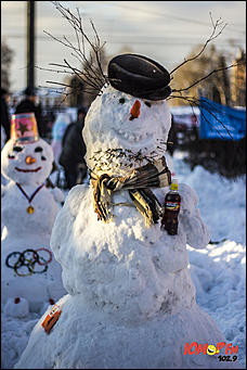 13 январь 2015 г., Барнаул   Фестиваль "102,9 снеговика от Юмор FM Барнаул"