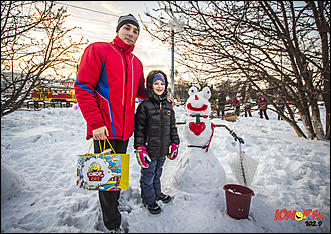 13 январь 2015 г., Барнаул   Фестиваль "102,9 снеговика от Юмор FM Барнаул"