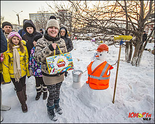 13 январь 2015 г., Барнаул   Фестиваль "102,9 снеговика от Юмор FM Барнаул"