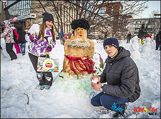 13 январь 2015 г., Барнаул   Фестиваль "102,9 снеговика от Юмор FM Барнаул"