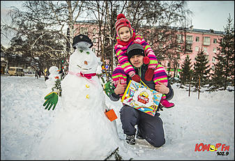 13 январь 2015 г., Барнаул   Фестиваль "102,9 снеговика от Юмор FM Барнаул"