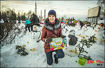 13 январь 2015 г., Барнаул   Фестиваль "102,9 снеговика от Юмор FM Барнаул"