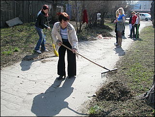 24 апреля 2008 г. Барнаул   Общегородской субботник в Барнауле