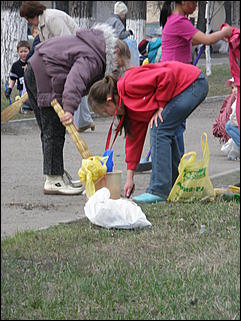 24 апреля 2008 г. Барнаул   Общегородской субботник в Барнауле