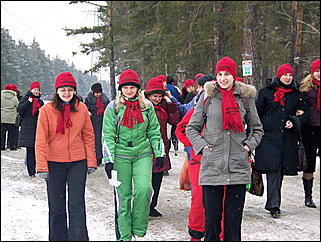 14 марта 2009 г., Барнаул   Спартакиада муниципальных служащих: лыжные гонки
