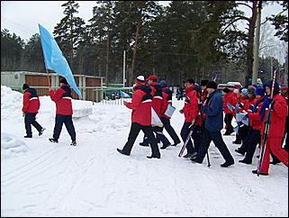 14 марта 2009 г., Барнаул   Спартакиада муниципальных служащих: лыжные гонки

